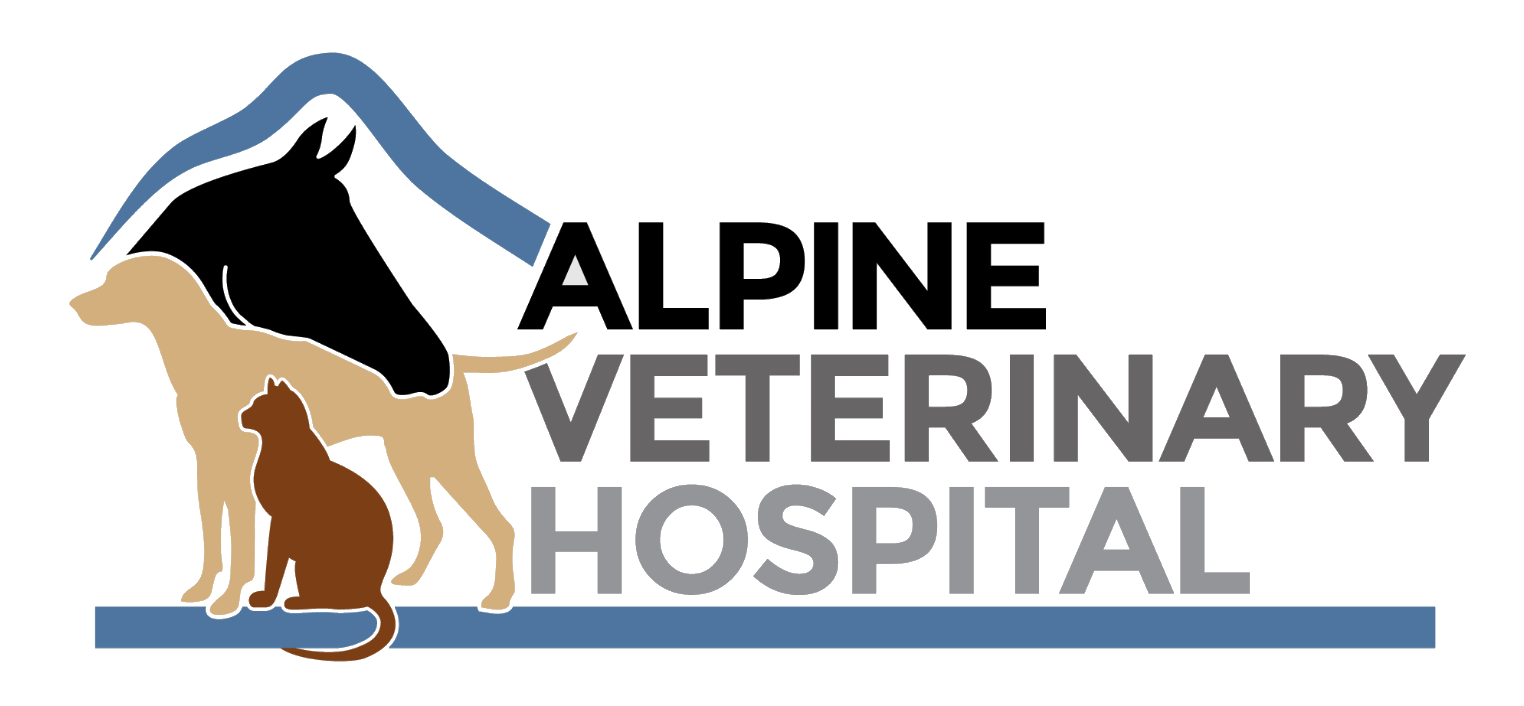 Alpine Veterinary hospital logo